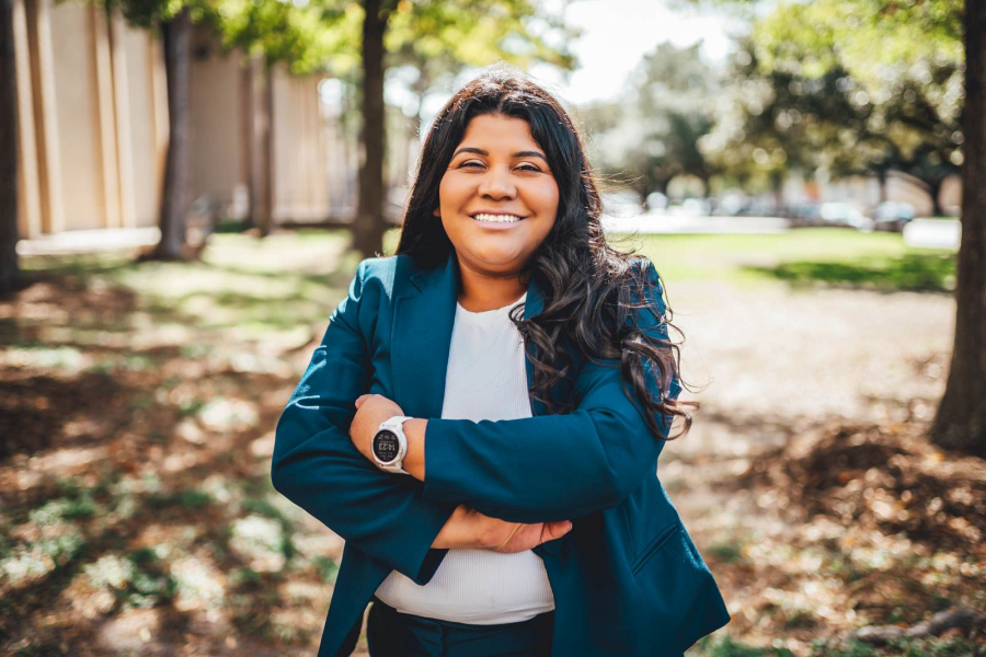 Mayra Martinez is one of two recipients from UH of this year's Andy Ellis Memorial Scholarship Award from the American Association of Drilling Engineers (AADE).