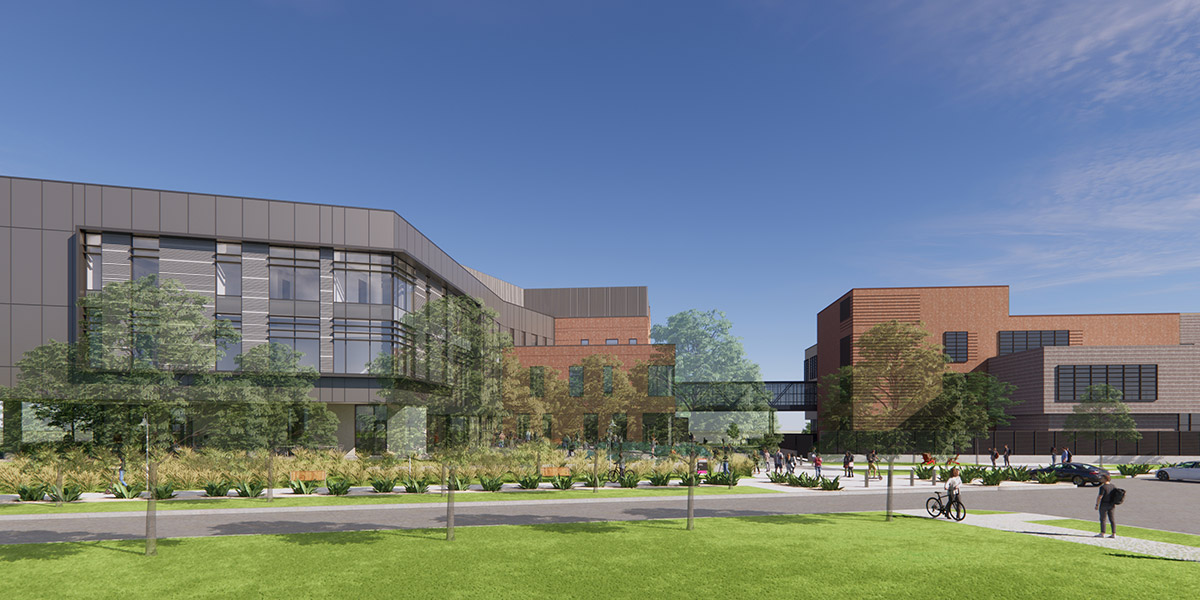 Photo Credit:Architectural rendering of the new Sugar Land Academic Building 2. (Photo courtesy: SmithGroup)