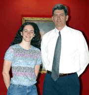 Electrical & Computer Engineering: Kathleen Akkerman and Advisor Stuart Long