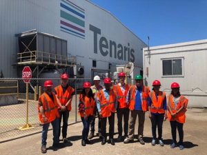 UH Cullen College of Engineering graduate students who took the SUBS 6349 Subsea Materials and Corrosion course wrapped up their spring 2019 semester with a field trip to Tenaris, a leading supplier of tubes and related services for the world’s energy industry and certain other industrial applications.