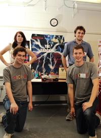 Some members of the Cullen College's 2011 Chem-E Car team 