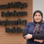 University of Houston Master's student Leila Zeinali has strived to continuing learning, first in her native Iran, then in Kansas and now at the Cullen College of Engineering.