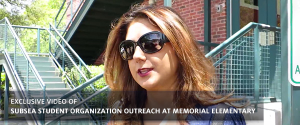 Exclusive Video of Subsea Student Organization Outreach at Memorial Elementary