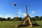 Mechanical Engineering Students Build Pumpkin-Launching Machines