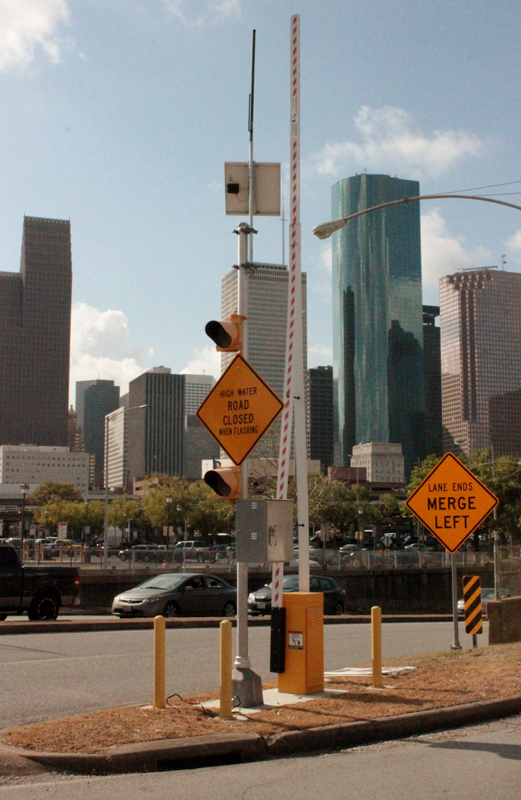 Houston Public Media Interviews IE Department Chair Developing Floodwater Sensors