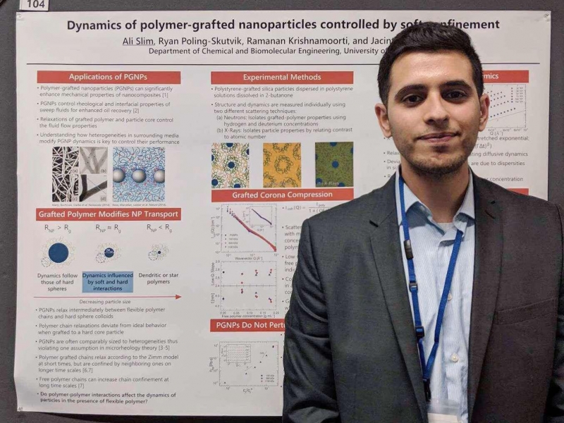 Chemical Engineering Ph.D. Student Wins First Place at Society of Rheology Annual Meeting