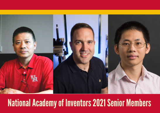 Three UH Engineers Named to National Academy of Inventors