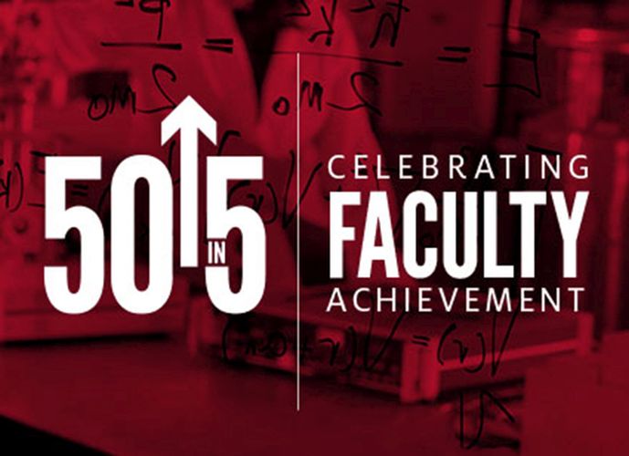 More than 20 Engineering faculty members were recognized for contributing to the UH 50-in-5 initiative. 