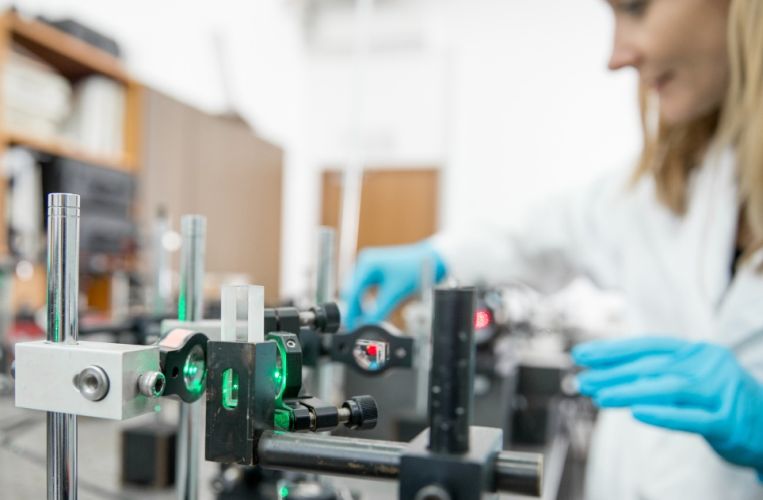 Stock image of a researcher from CasarsaGuru/E+/Getty Images.