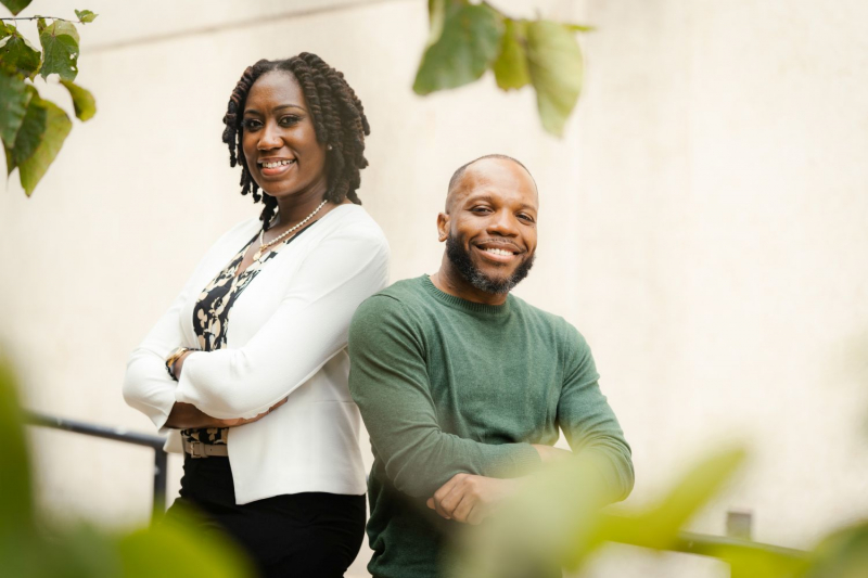 Le Shorn Benjamin (left) will be working with Jerrod Henderson to develop the Engineering Education program at the Cullen College of Engineering.