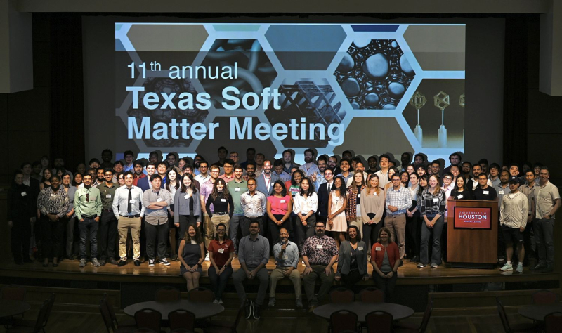 A photo of this year's participants in the Texas Soft Matter meeting. 