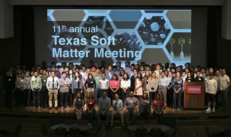 A photo of this year's participants in the Texas Soft Matter meeting.