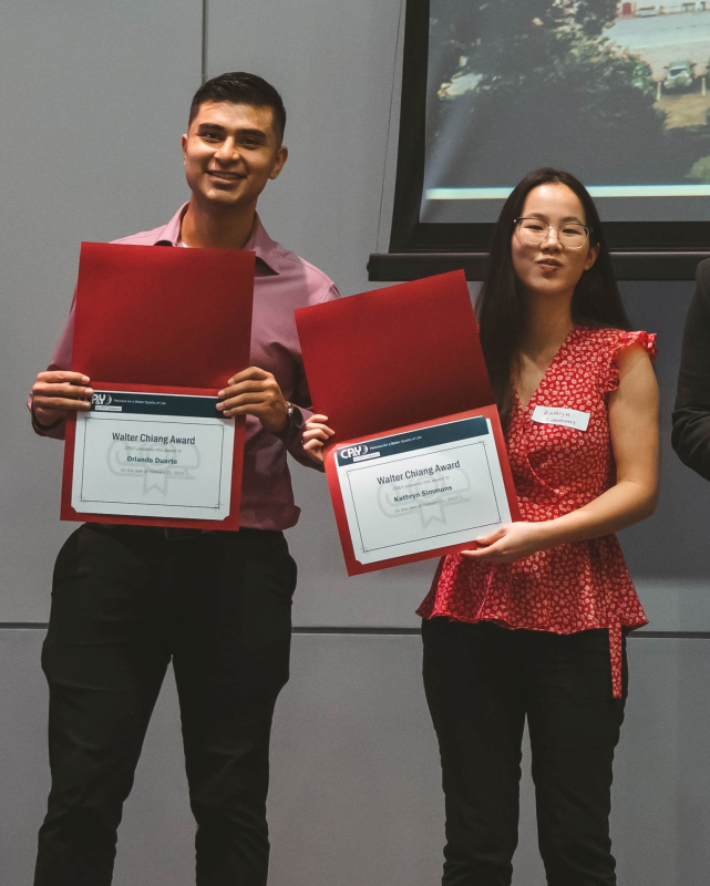 Students received awards and scholarships at the 2023 Engineer's Week.