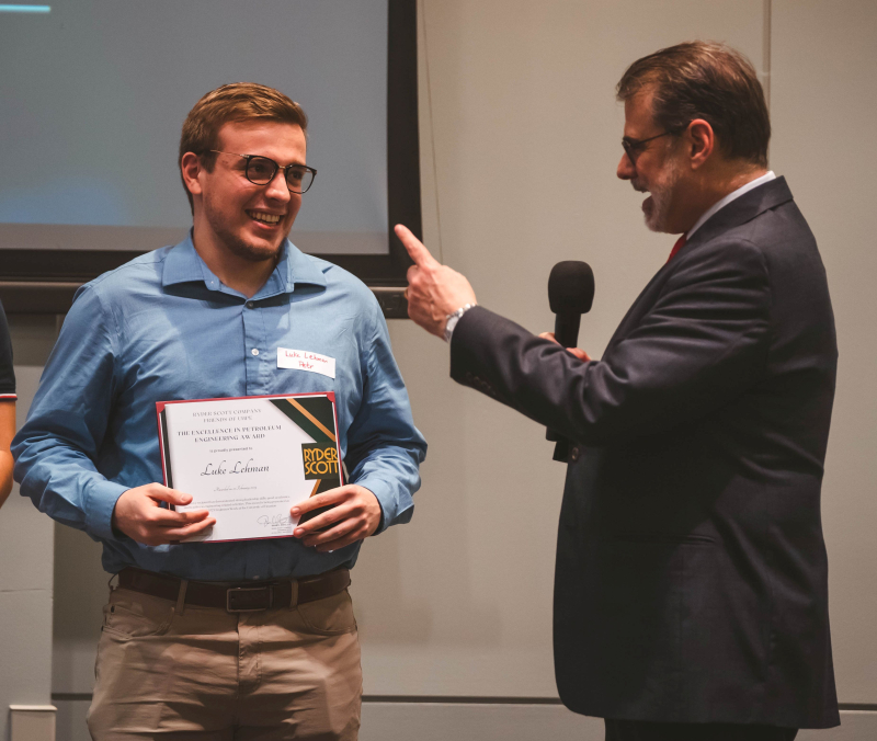 Students received awards and scholarships at the 2023 Engineer's Week.