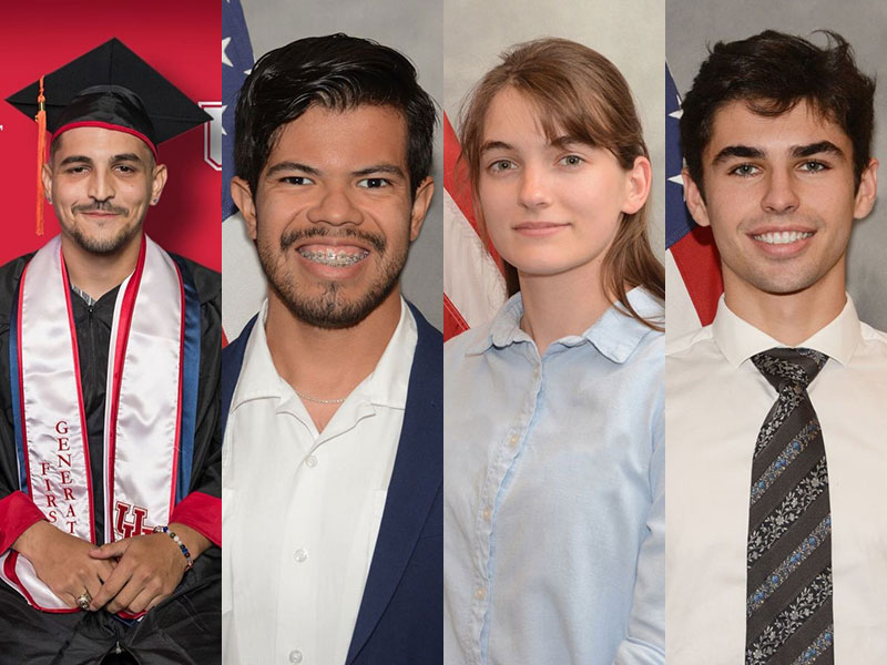 [Left to right] Nicholas Tijerina, Arturo de la Barcena, Britney Rogers and Paul Novoa.