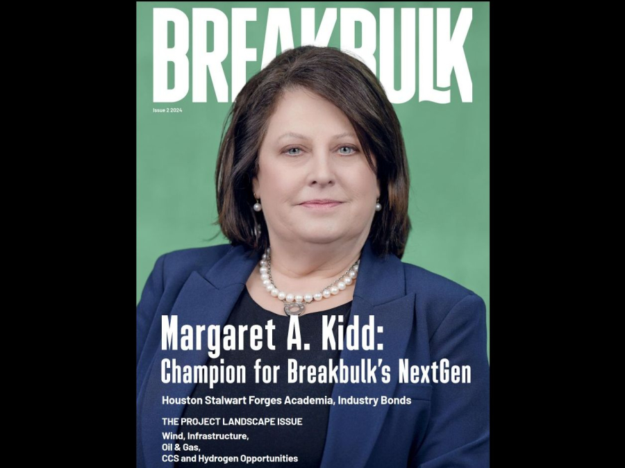 Supply Chain and Logistics Technology Program Director Margaret Kidd was recently featured on the cover of Breakbulk Magazine – a bimonthly worldwide project cargo and breakbulk shipping industry publication. 