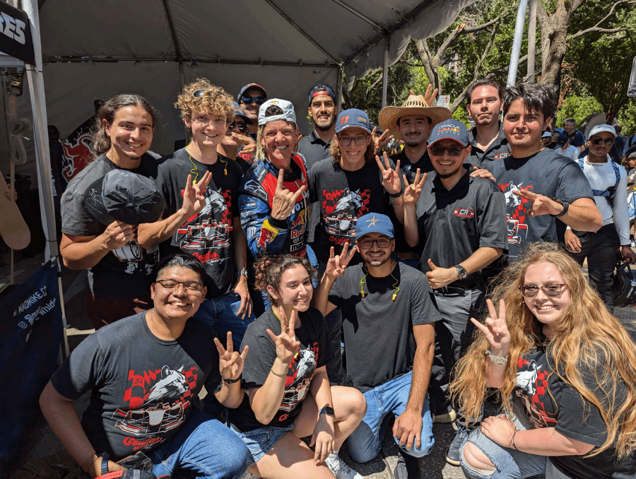 “If you feel you lack the experience to participate, dive off the deep end and learn to swim. It’s a gradual learning process: join Cougar Racing and learn the skills that will not only develop you as a professional but also as an individual,” said organization president Patrick Sanchez.