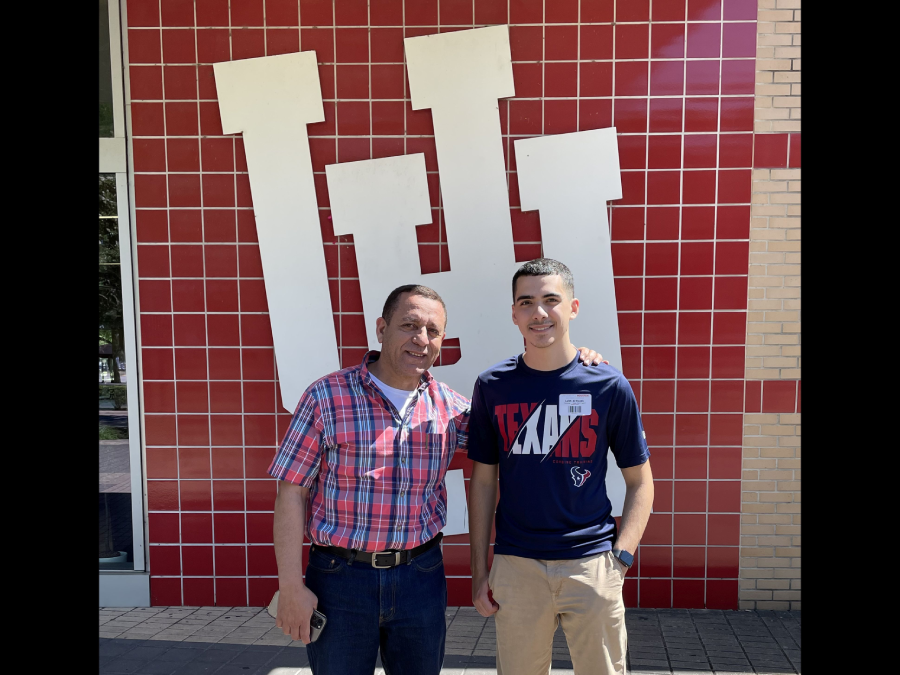 Al-Hayek (right) was born in Houston and raised between Texas and Saudi Arabia, where his family moved when he was 10.