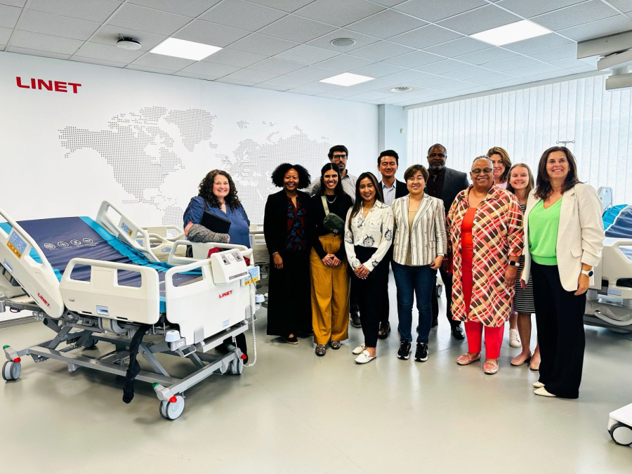 Students from the Human Resource Development at a global learning experience in Prague. 