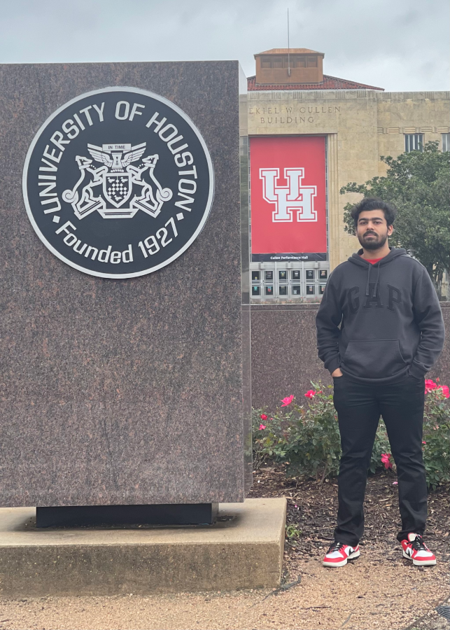 Construction management graduate student Noorullah Shareef Mohammad built his experiences at the University of Houston around the dichotomy of learning from new experiences and finding comfort in familiarity.