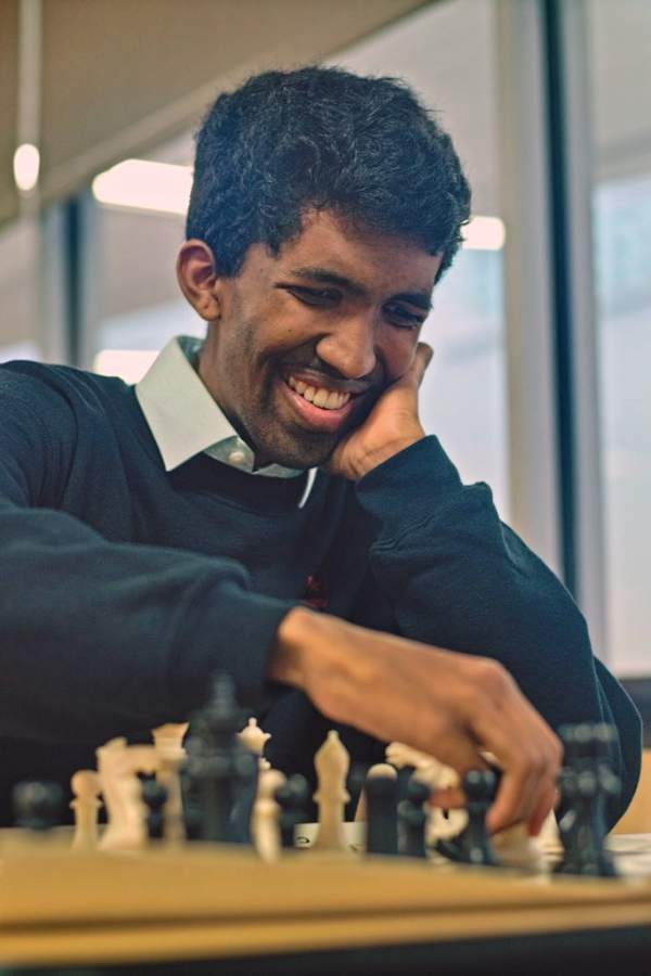 Chess, Chemistry, Action: CBE Grad Varghese Sets the Stage for Next Steps