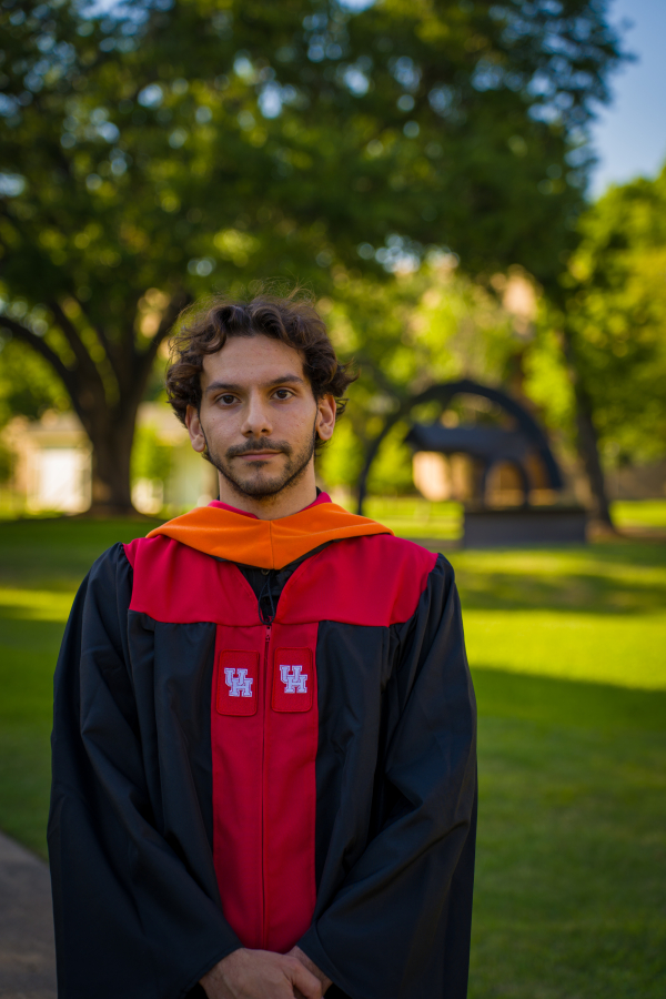 Rami El-Haibe is graduating with his master's degree this spring.