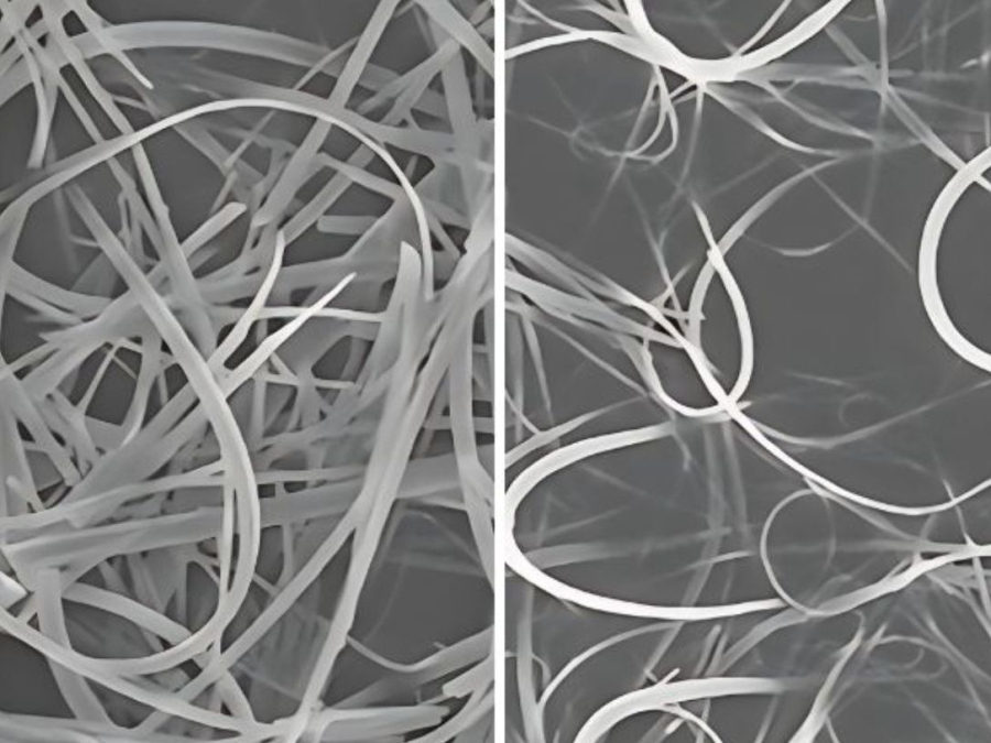 Ammonium urate, a salt that can form kidney stones, naturally bends and twists during crystallization.