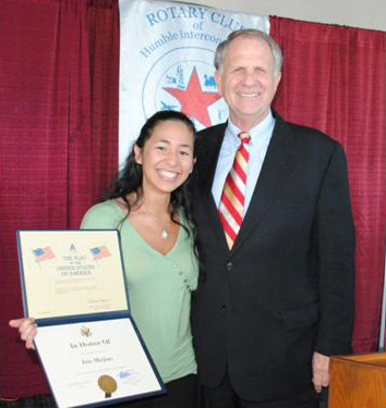 Ph.D. Candidate Honored for Academic and Philanthropic Achievements