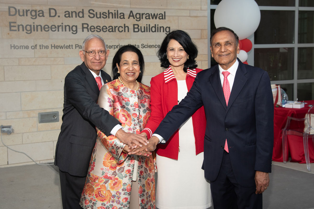 UH Engineering Building Named for Durga D. and Sushila Agrawal