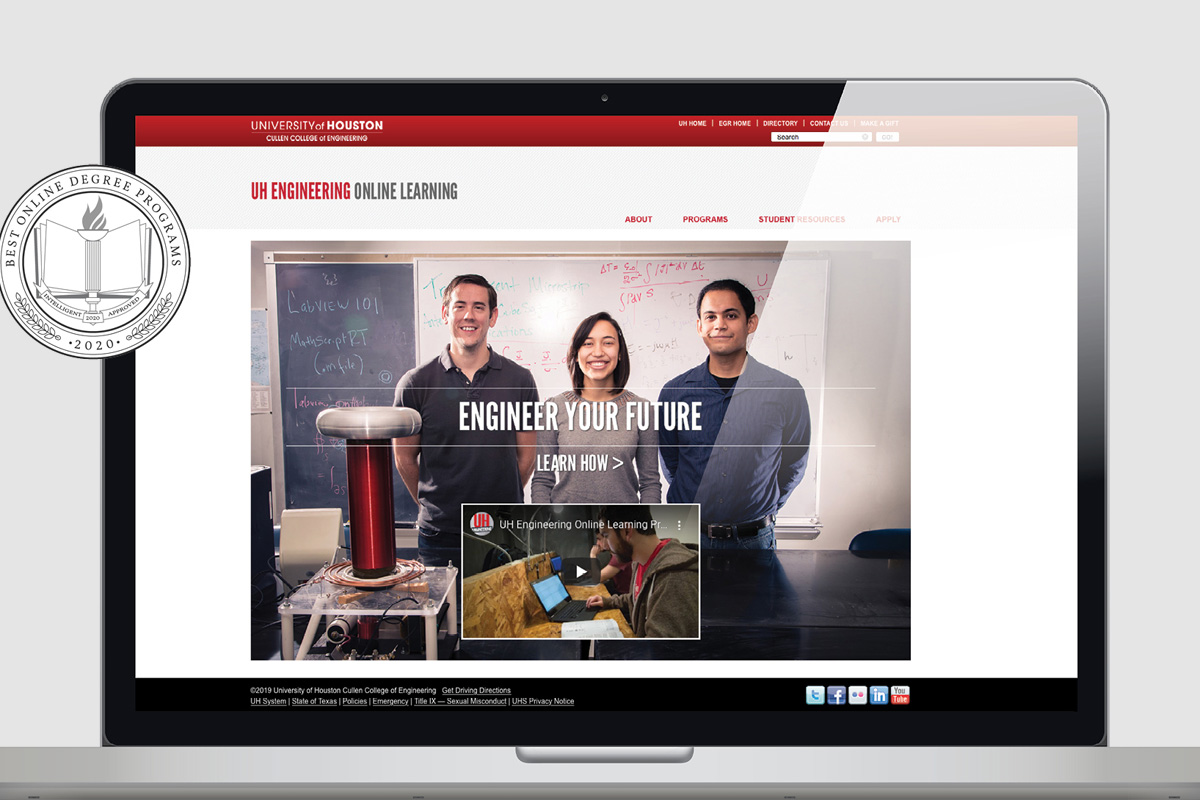 Three Online UH Engineering Programs Rank Among Best In The Nation