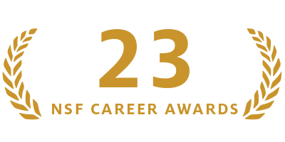 23 NSF CAREER Awards