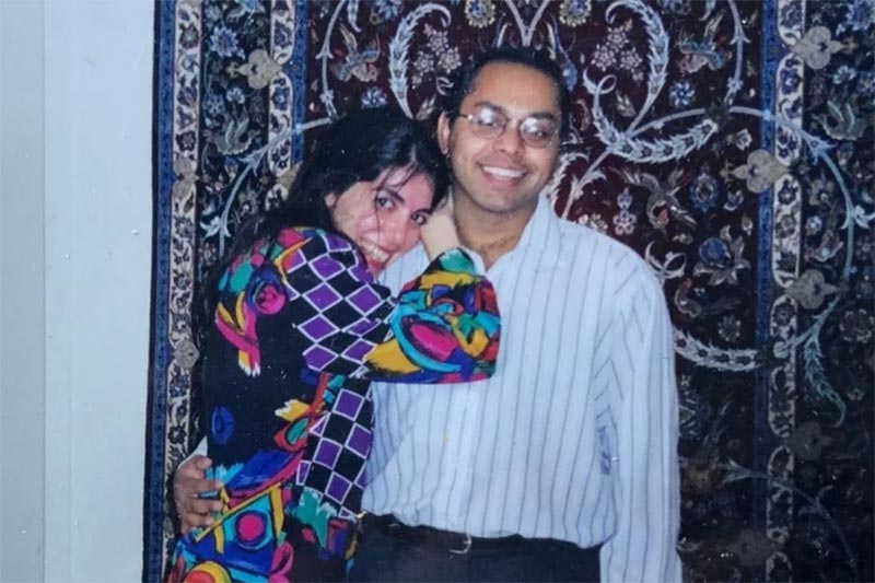 Pradeep and Haleh together at University of Maryland, College Park, where they both earned their doctorate degrees.