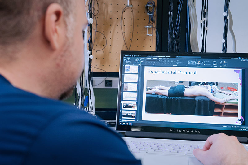 Steele shows a proposal for using surface EMG sensors on the spine to decode the language of spinal sensorimotor networks to improve outcomes for patients experiencing spinal cord injuries.