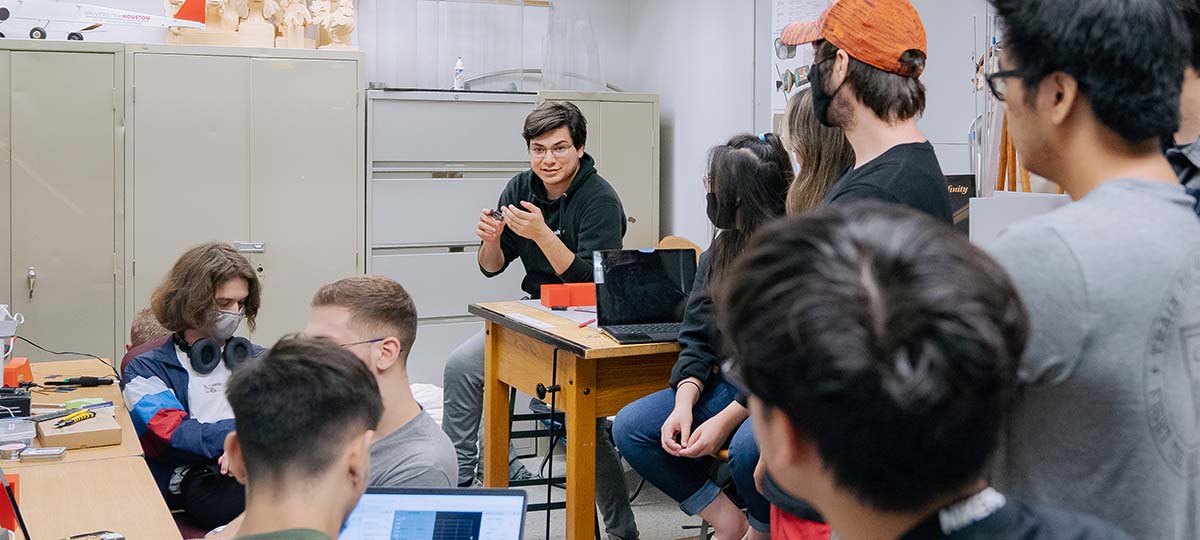 Space City UAV has shifted to smaller and tighter groups of students, both to compensate for the realities of the pandemic and to better focus work on the requirements of the device.