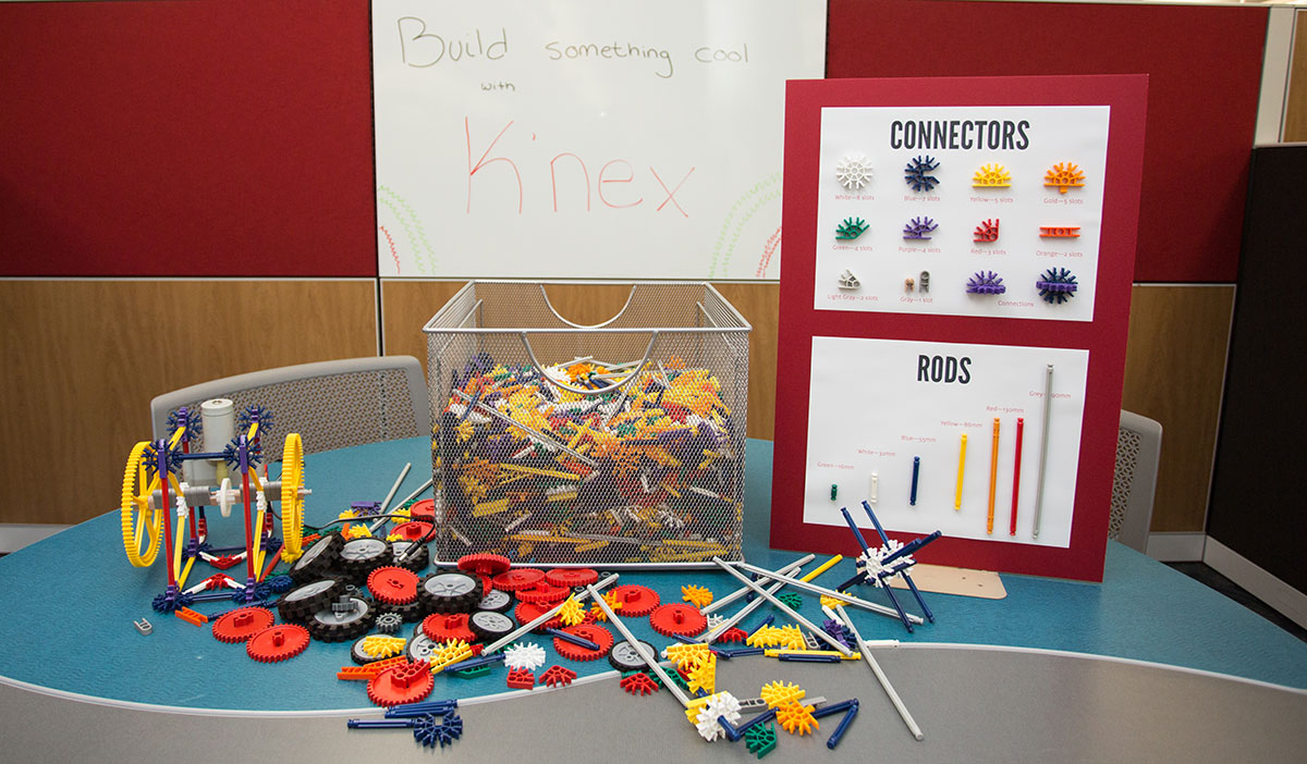 Student project displayed in new Create@UH space.