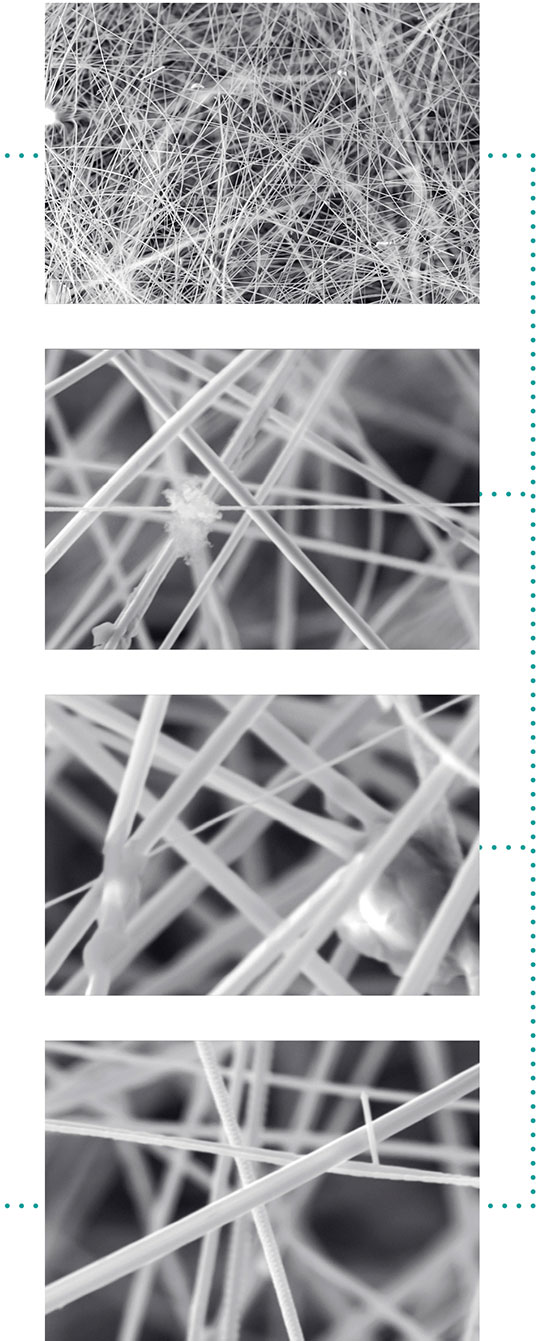 Crystallization or solidification Process view through a microscope