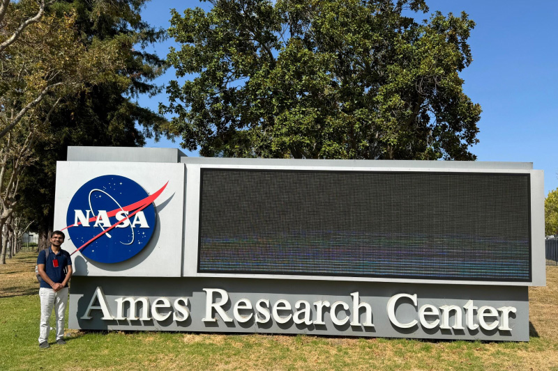 Akash Awasthi at the Ames Research Center