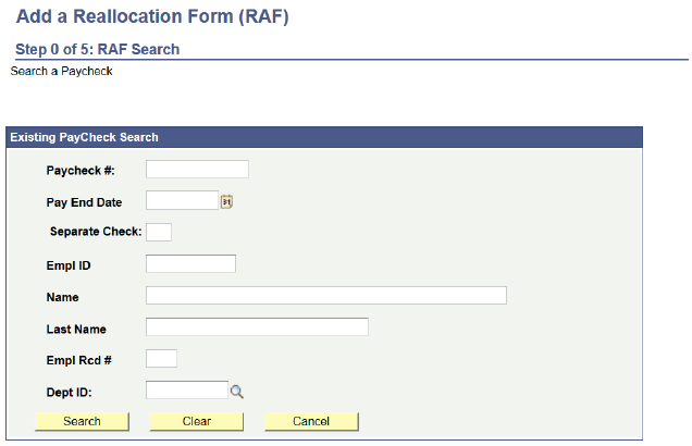 reallocation form