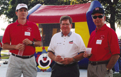 Associate Deans Stuart Long and Larry Witte (right) with Odis Cobb (1971 BSCE, 1979 MSCE)