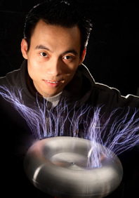 Electrical engineering junior Phuc Huynh receives a Goldwater Scholarship, a national award given to select undergraduate students nationwide who plan to pursue a career in research. Photo by Jeff Shaw.