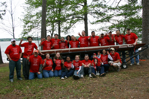 The UH student chapter of the American Society of Civil Engineers (ASCE) won the regional concrete canoe competition in April, earning them a spot in the upcoming national competition June 14 in Seattle, Wash. Photo compliments of ASCE student chapter.