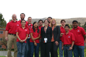 The University of Houston concrete canoe was one of 22 teams to compete at the national competition in California. Contributed photo