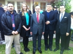 Members of the College's biomedical engineering department met with Turkish government officials at a recent gathering in Houston.
