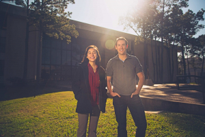 Nicole Neveu and Richie Dettloff were members of the team whose undergraduate work won the Best Paper Award at a recent IEEE conference.