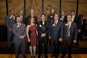 Doug Haude (top row, second from left) with the EAA board.