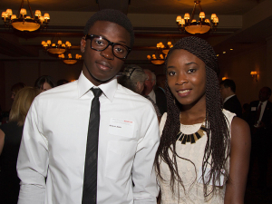 Ridwan at the Civil Engineering Induction Ceremony