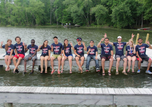 Ridwan and members of UH ASCE concrete canoe team at competition