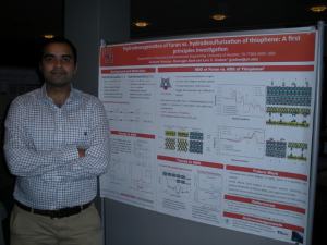 Sashank Kasiraju with his winning poster