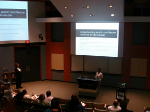 Sonika Gahlwat presents "Understanding Elastic and Flexure Behavior of Half-Heusler Thermo-electric Materials"