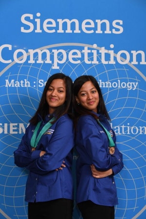 Siemen Competition Winners Adhya and Shriya Beesam